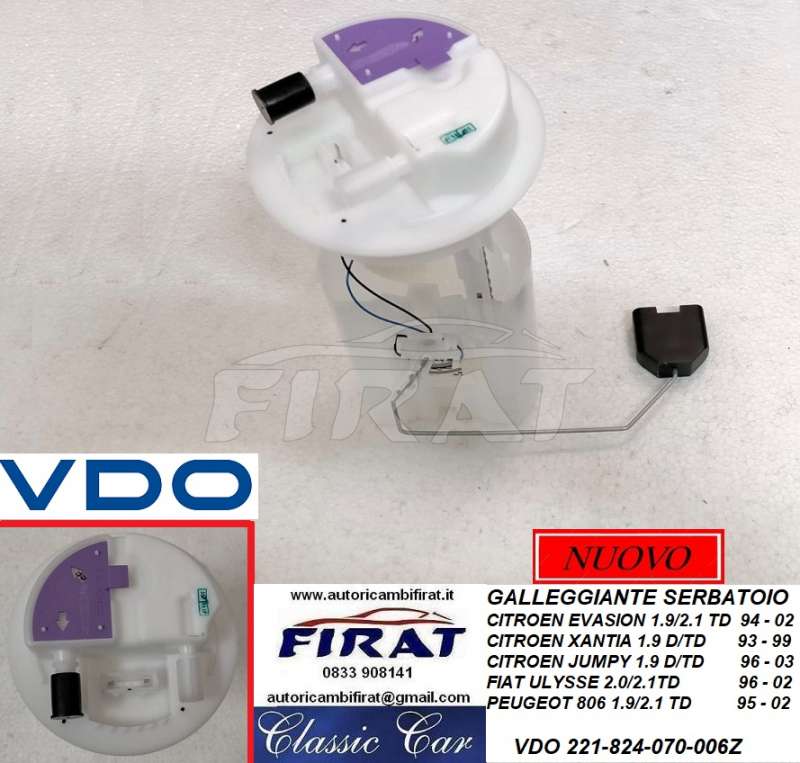 GALLEGGIANTE SERBATOIO CITROEN-FIAT-PEUGEOT (VDO)